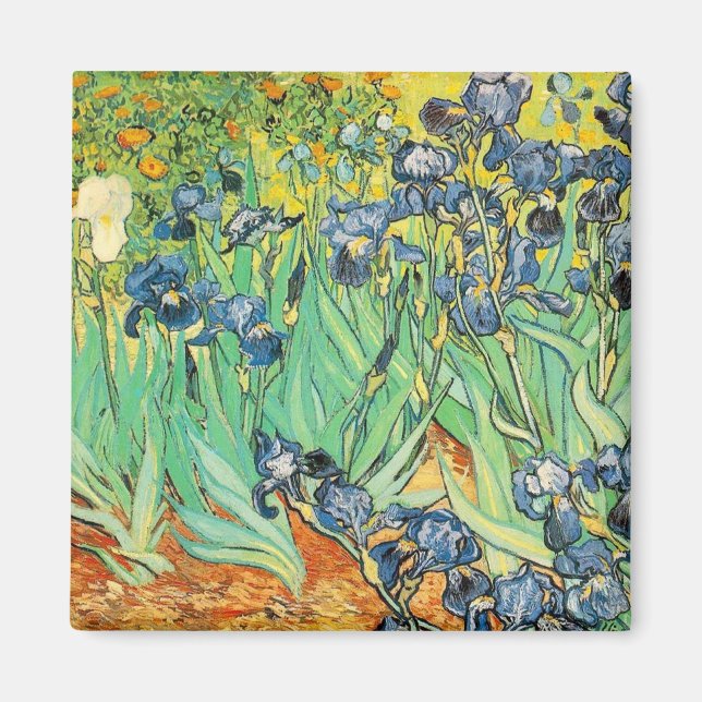 Imán Irises - Van Gogh - c1889 (Frente)