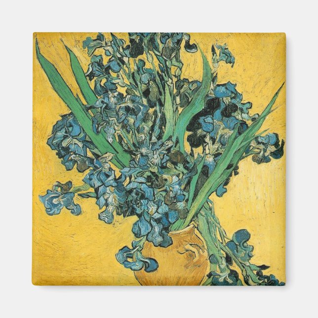 Imán Irises - Van Gogh - c1890 (Frente)