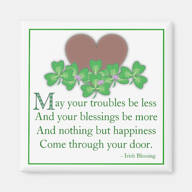 Imán irish Blessing (Frente)