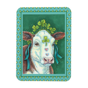 IMÁN IRISH BRED ST. HEIFER DEL DÍA DE PATRICK, VACA DE