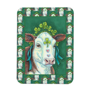 IMÁN IRISH BRED ST. HEIFER DEL DÍA DE PATRICK, VACA DE