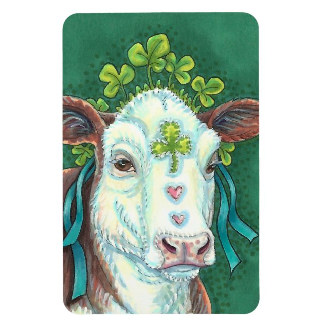 IMÁN IRISH BRED ST. HEIFER DEL DÍA DE PATRICK, VACA DE  (Vertical)