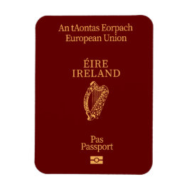 Imán Irish passport magnet