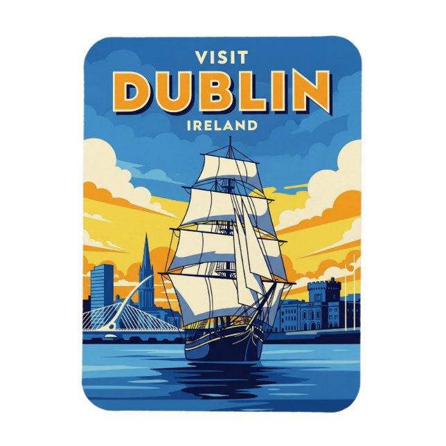 Imán Irlanda Barco Alto (Vertical)