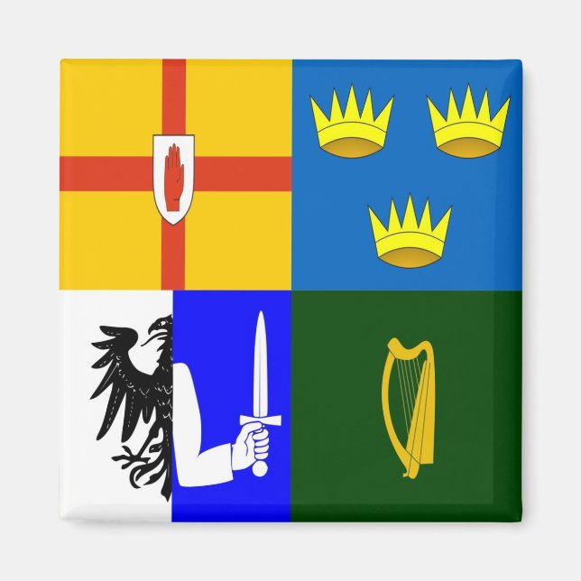 Imán Irlanda Cuatro provincias (Frente)