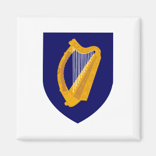Imán Irlanda país escudo armas símbolo emblema lira