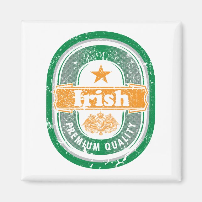 Imán irlandés de calidad premium (Frente)