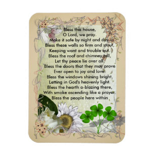 Imán irlandés de la bendición de la casa