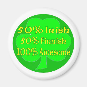 Imán Irlandés del 50% el 50% el 100% finlandés