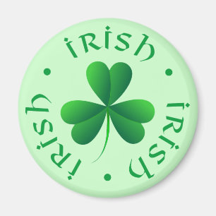 Imán irlandés del trébol