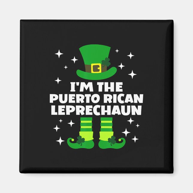 Imán Irlandés gracioso Leprechaun St Patricks Da (Frente)