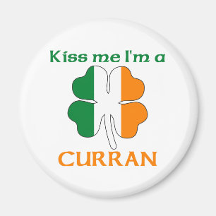 Imán Irlandés personalizado me besa, soy Curran