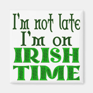 Imán Irlandés Time Funny Dice