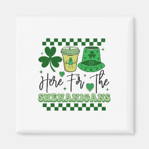 Imán Irlandés Verde Día de San Patricio Trébol Irlanda