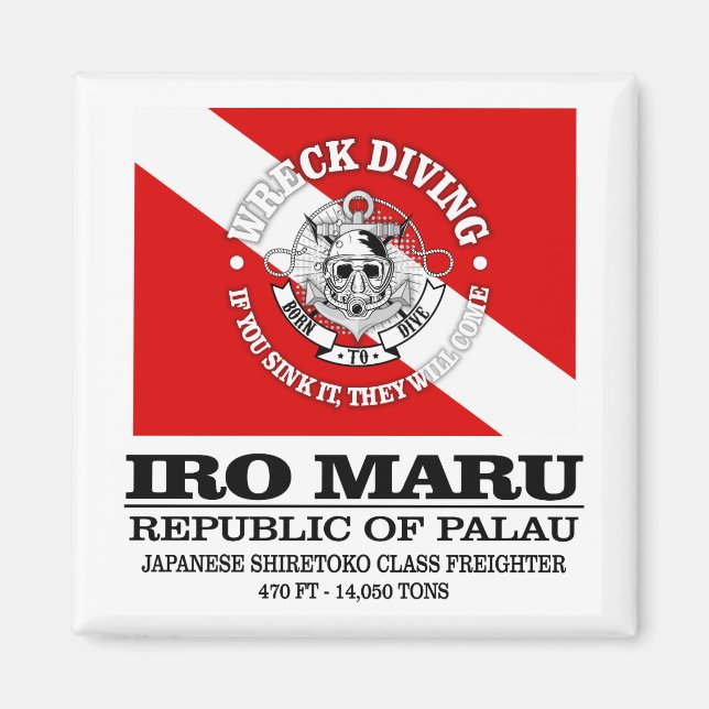 Imán Iro Maru (mejores restos de naufragio) (Frente)
