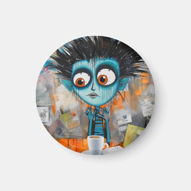 Imán Irodovix Inkwell Lunes por la mañana (Frente)