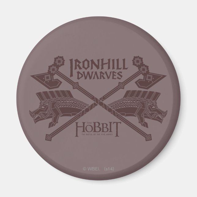 Imán Ironhill enano icono de película (Frente)