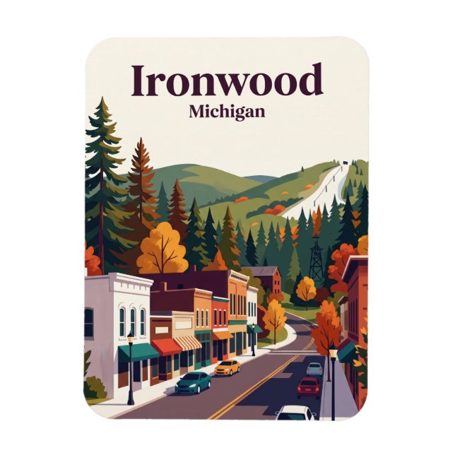 Imán Ironwood, Míchigan (Vertical)