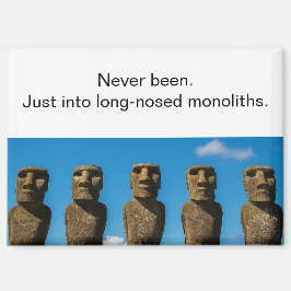 Imán Irreverent Easter Island Tourist Refrigerator