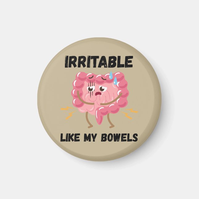 Imán Irritable Como Mis Intestinos (Frente)