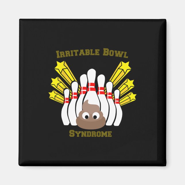 Imán Irritable Síndrome Bowl Bowl T Shirt (Frente)