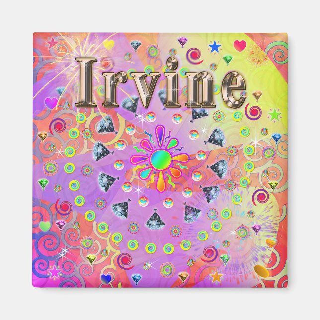 Imán Irvine Lucky Golden Magnet (Frente)