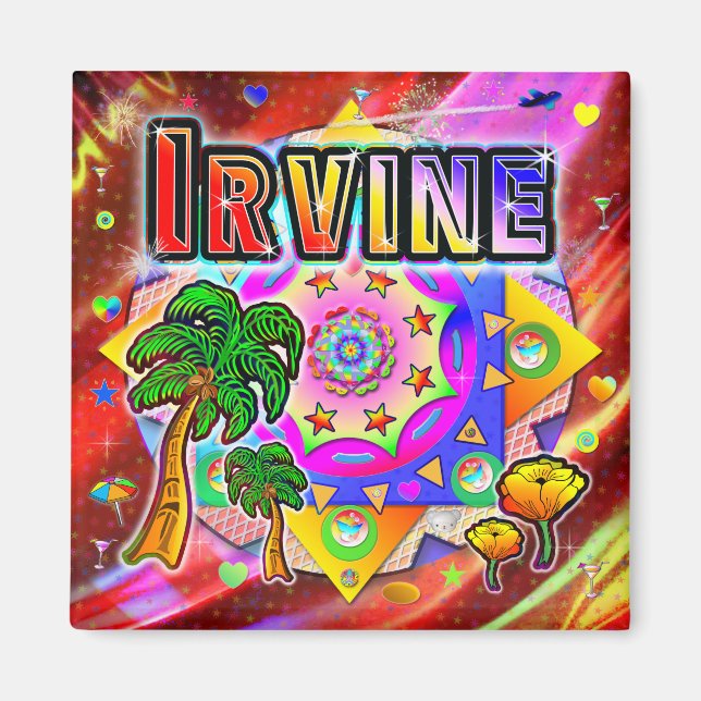 Imán Irvine Tropical Friends Magnet (Frente)