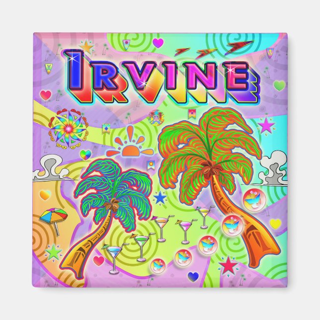 Imán Irvine Vacation Target (Frente)