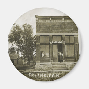 IMÁN IRVING KANSAS POST OFFICE FOTO MARSHALL COUNTY KS