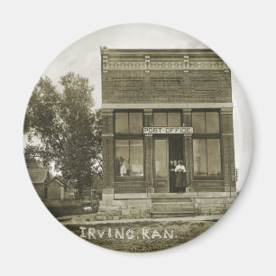 IMÁN IRVING KANSAS POST OFFICE FOTO MARSHALL COUNTY KS