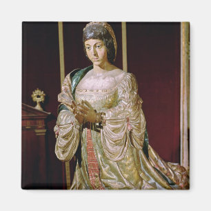 Imán Isabel del Castile en el rezo, 1520-22