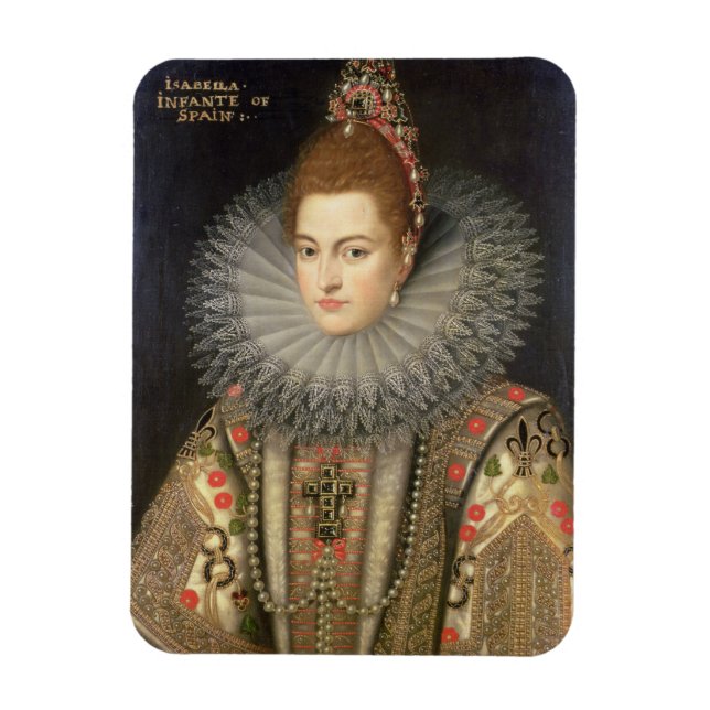 Imán Isabella Clara Eugenia (1566-1633) Infanta de Espa (Vertical)