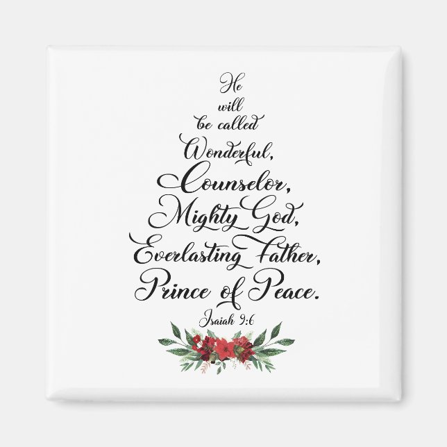 Imán Isaiah 9:6 He will be called wonderful (Frente)