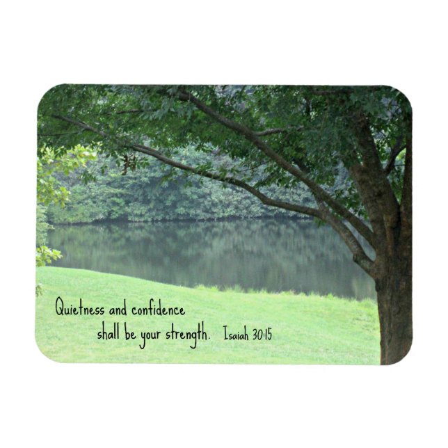 Imán Isaías 30:15 Tranquilidad y confianza...... (Horizontal)