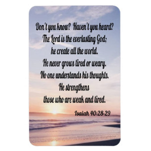 Imán Isaías 40:28-29
