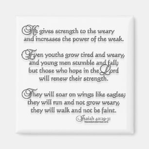 Imán Isaías 40:29-31