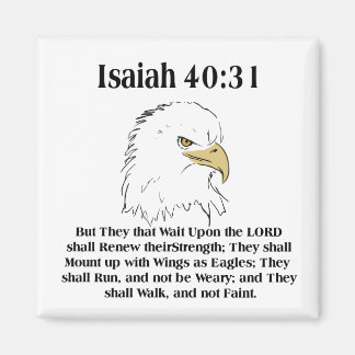 Imán Isaías 40:31 Magnet