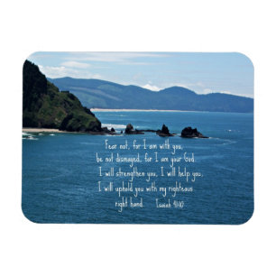 Imán Isaías 41:10 No temas que yo no esté contigo...