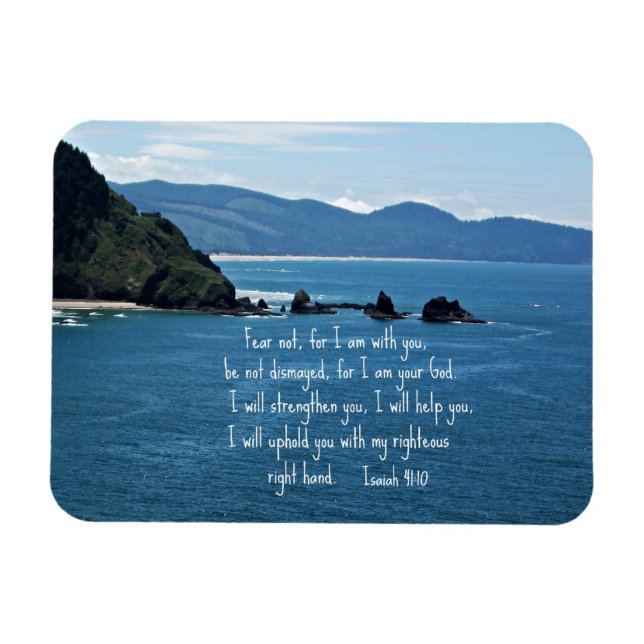 Imán Isaías 41:10 No temas que yo no esté contigo... (Horizontal)