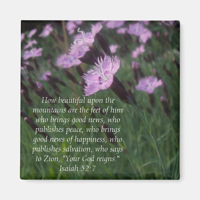 Imán Isaías 52:7 (Frente)