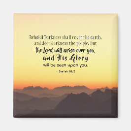 Imán Isaías 60:2 La oscuridad cubrirá la Biblia de la T