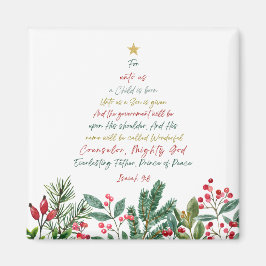 Imán Isaías 9:6 Para Nosotros Un Niño Nace Navidades