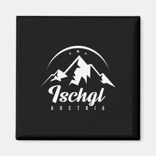 Imán Ischgl Austria Ski Resort Esquí Snowboard Souv