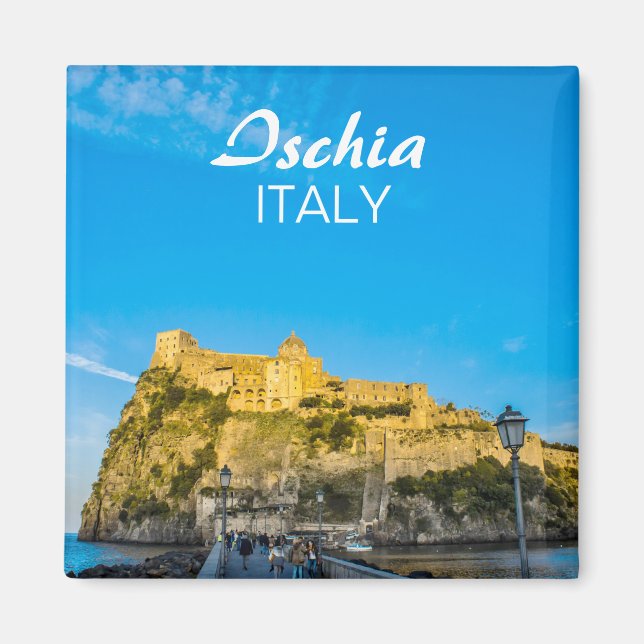 Imán Ischia Castello Aragonese Souvenir (Frente)