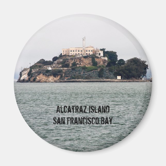 Imán Isla Alcatraz Bahía San Francisco (Frente)