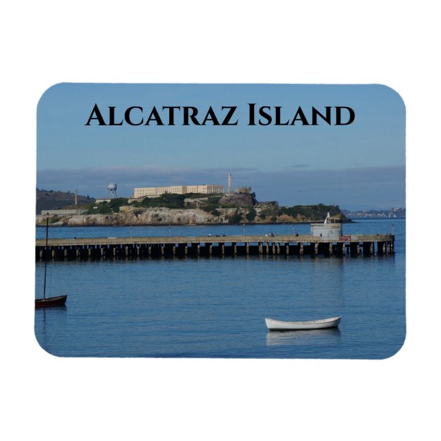 Imán Isla Alcatraz - San Francisco #6 Magnet (Horizontal)