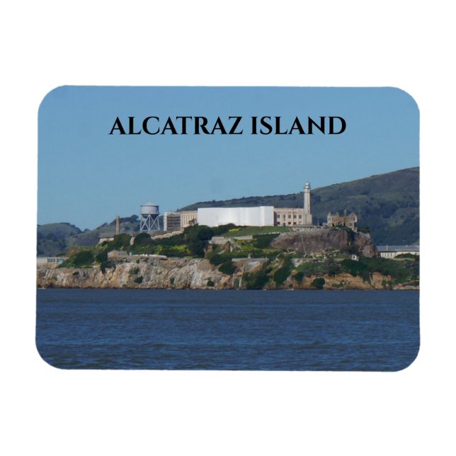Imán Isla Alcatraz - San Francisco Photo Magnet (Horizontal)