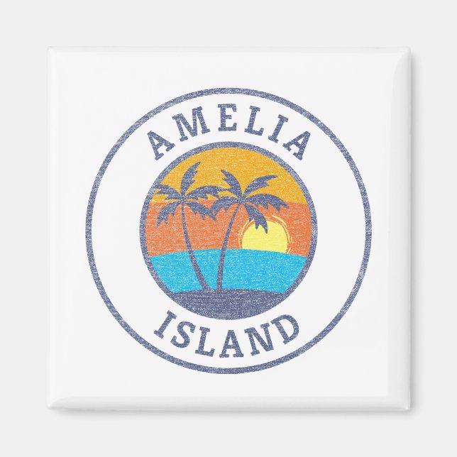 Imán Isla Amelia, Florida, un anticuado estilo clásico (Frente)