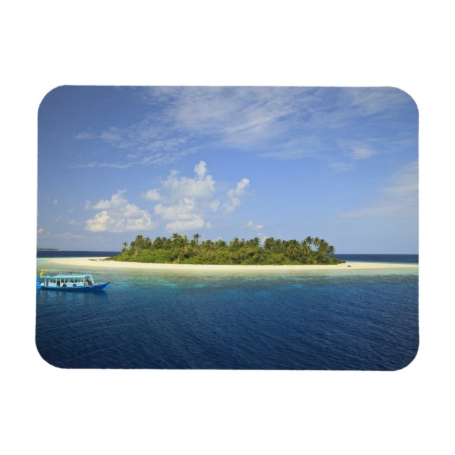 Imán Isla Baughagello, Atolón de Huvadhoo del Sur, (Horizontal)