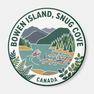 Imán Isla Bowen, Snug Cove Canadá